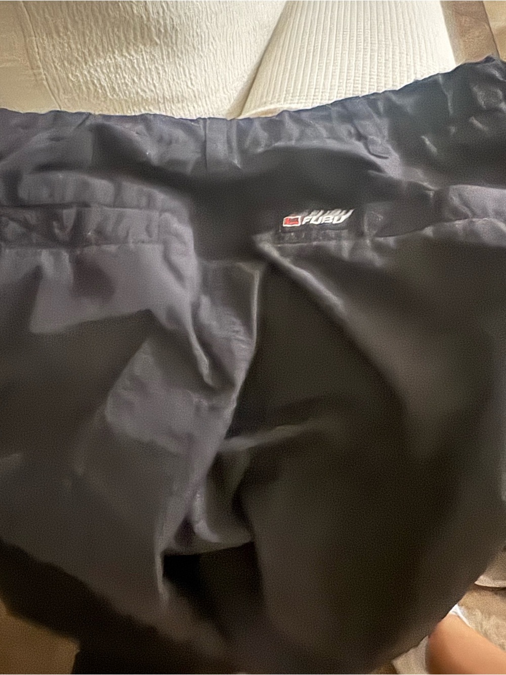 FUBU Black girl Drawstring Joggers
